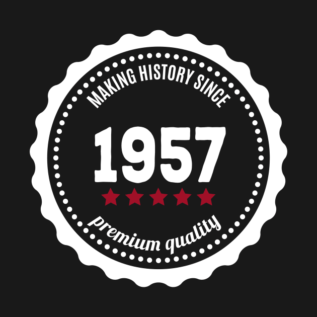 Making history since 1957 badge by JJFarquitectos