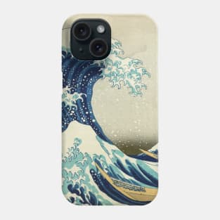 The Great Wave off Kanagawa - Hokusai 1829–1833 Phone Case