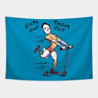 Guys Out, Thighs out Tapestry