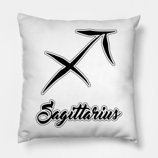 Sagittarius Zodiac Design Pillow