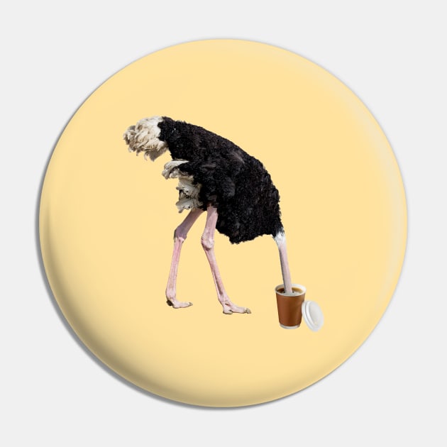 Dive In coffee Pin by brain360