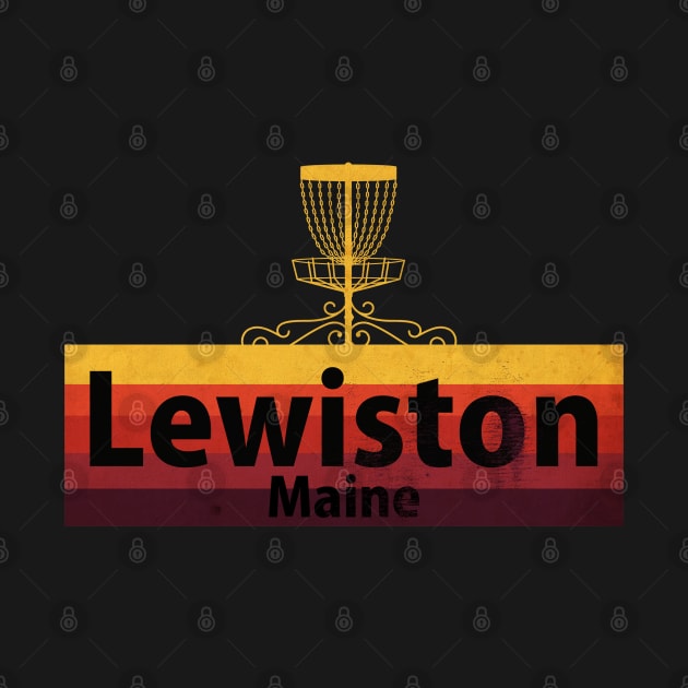 Lewinston Disc Golf Maine by CTShirts