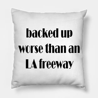 backed up Pillow