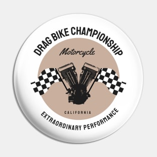 Drake Bike Championship Vintage | Classic Motorcycle Race Pin