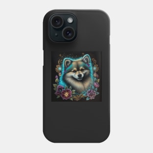 Glowing Pomsky Phone Case