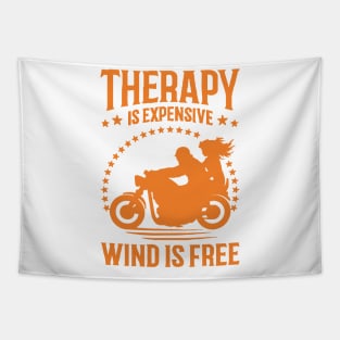 Therapy Biker Tapestry