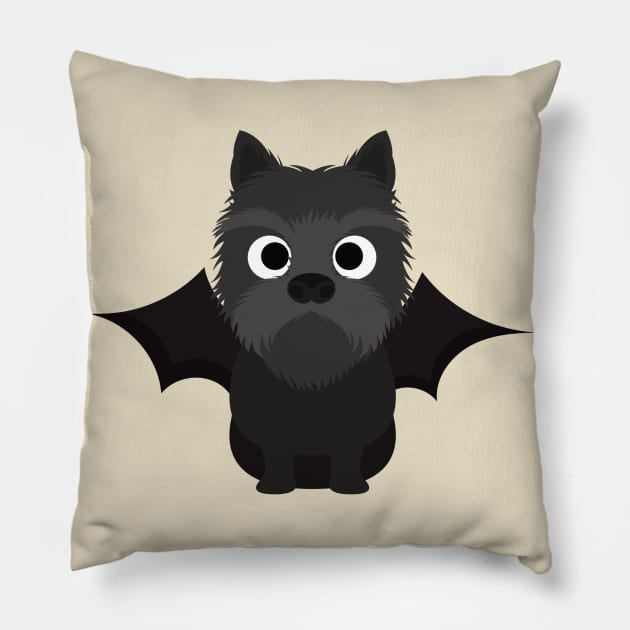 Cairn Terrier Halloween Fancy Dress Costume Pillow by DoggyStyles