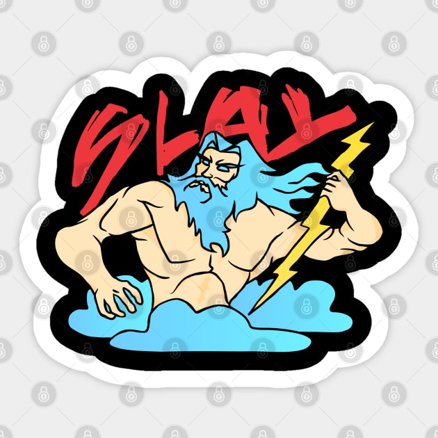 Zeus God Lightning Greek Mythology' Sticker