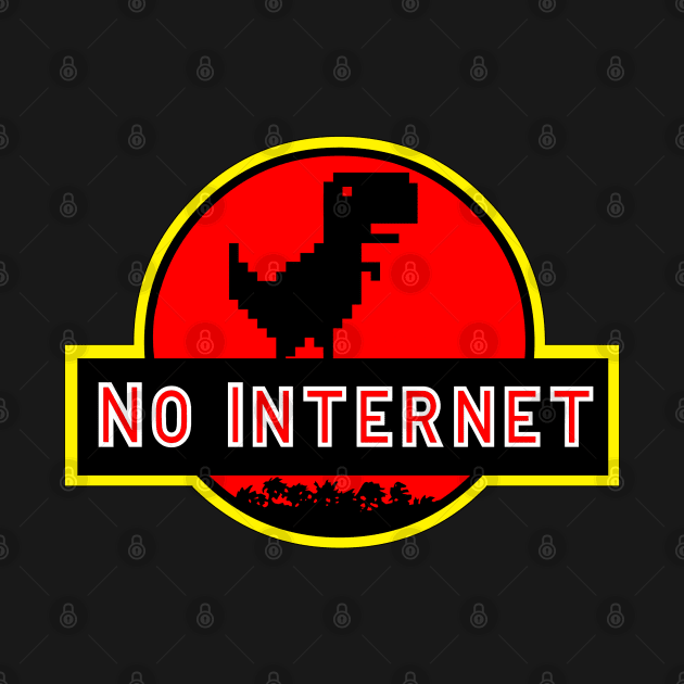 No internet dinosaur by G4M3RS