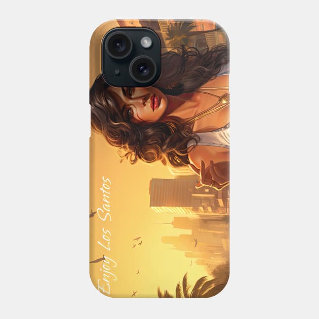 Postcard from Los Santos 10 Phone Case by obstinator