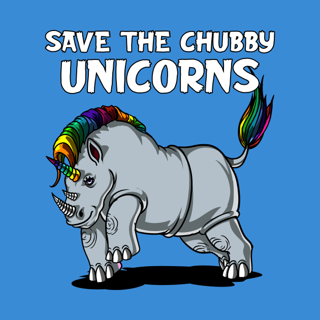 Save The Chubby Unicorns Rhino by underheaven