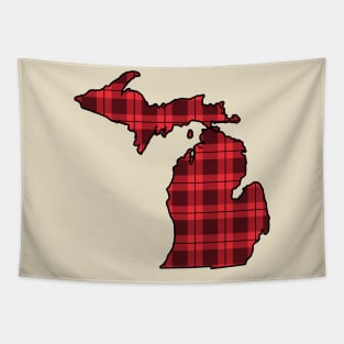 Michigan Winter Comfy Cozy Tapestry