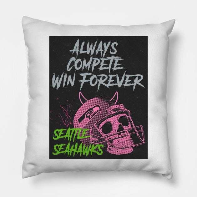 Seahwks Pillow by Aulian