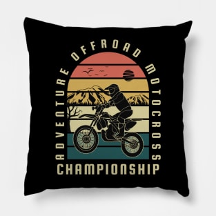 adventure off road motocross Pillow