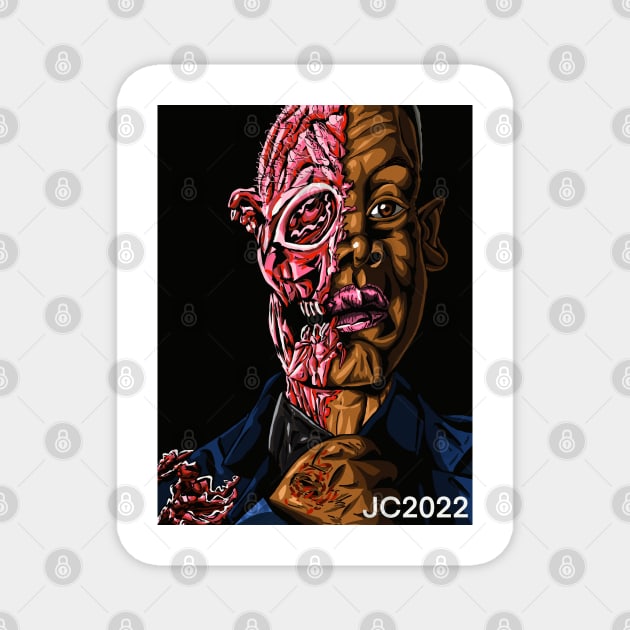 Breaking Bad “Face Off” Gustavo Fring portrait (original) Magnet by StagArtStudios