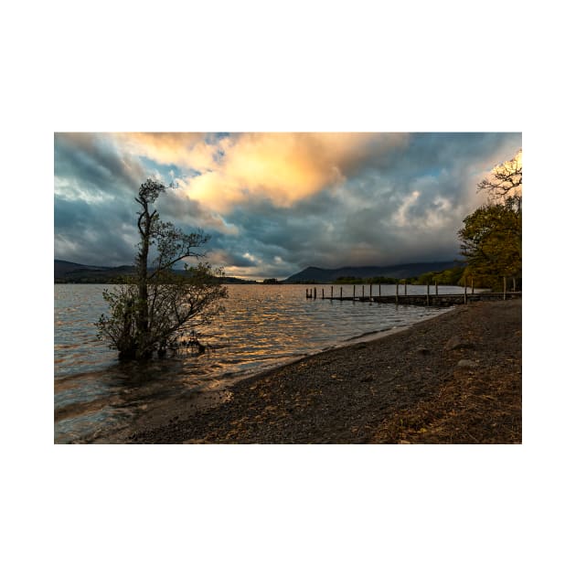 Derwentwater sunset by Reg-K-Atkinson