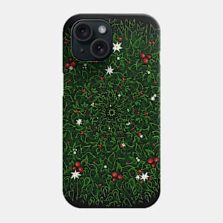 Christmas Holiday Wreath Phone Case