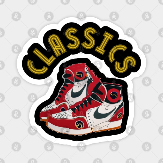 Sneakerhead Sneaker Classics Magnet by TeeJaiStudio