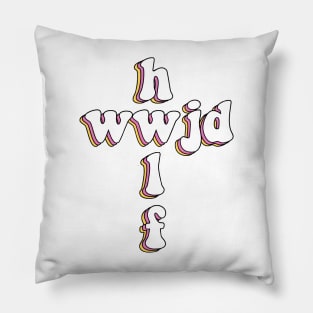 wwjd x hwlf Pillow