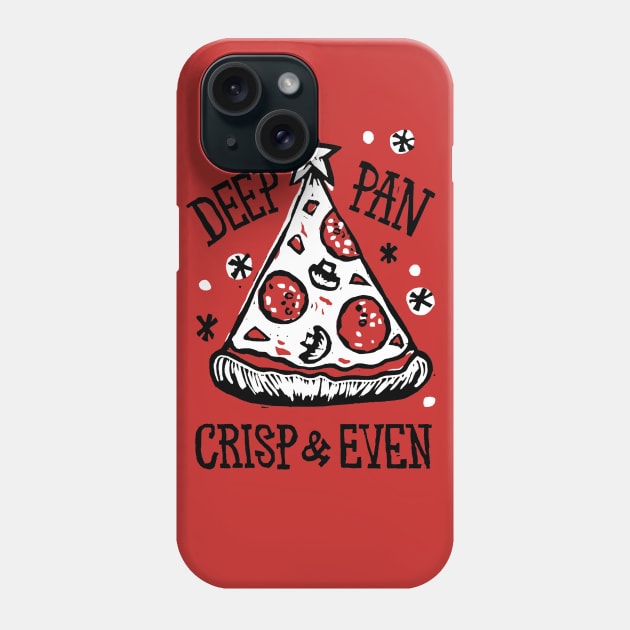 Christmas Pizza Phone Case by Woah there Pickle