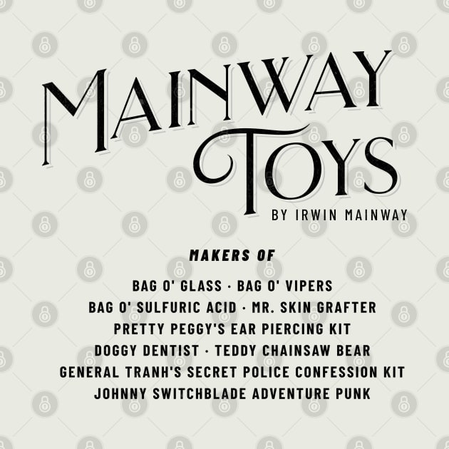 Mainway Toys by Irwin Mainway by BodinStreet