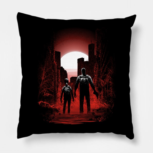 Joel and Ellie Pillow by Fuacka