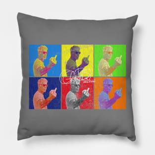 Anthony Bourdain Pop Art Vintage Look Pillow