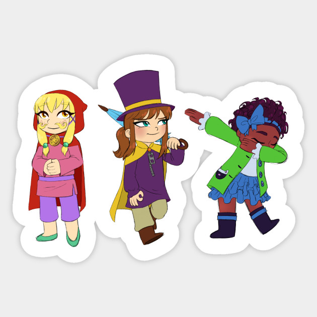 Meme Girls A Hat In Time Sticker Teepublic