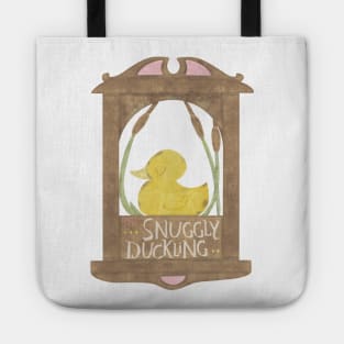 Snuggly Duckling Tangled Sign T-shirt Tote