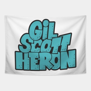 Gil Scott-Heron - Soul and Jazz Legend - Poet and Spoken Word Artist Tapestry