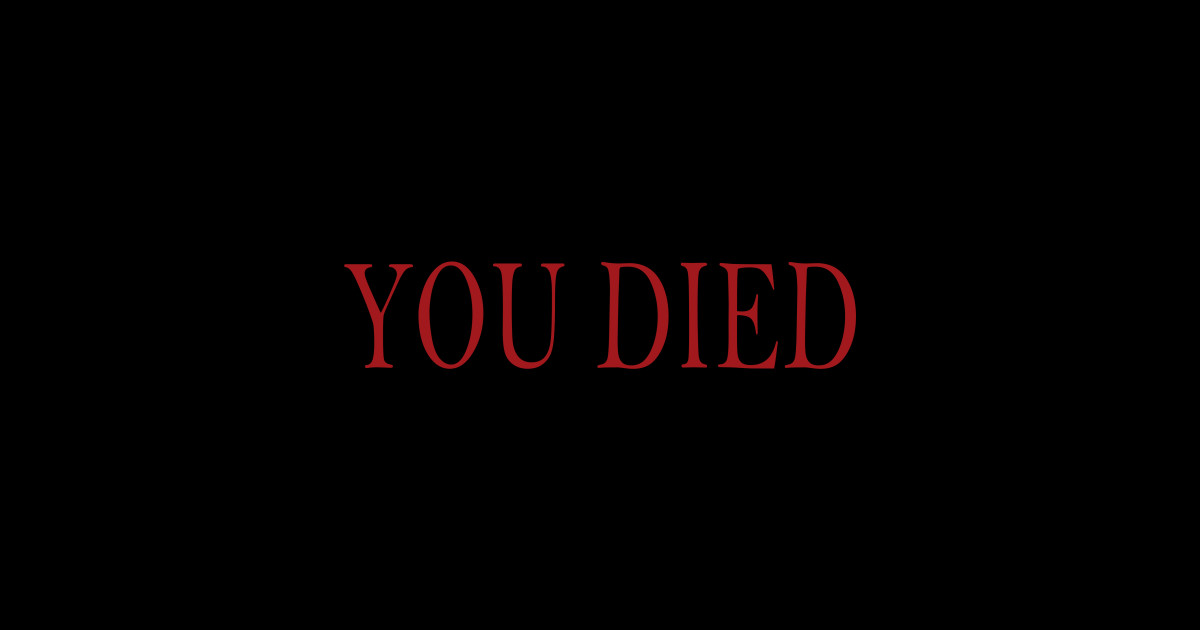 Elden Ring you died Elden Sticker TeePublic