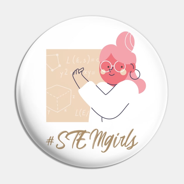 #STEMgirls Pin by studioshrug