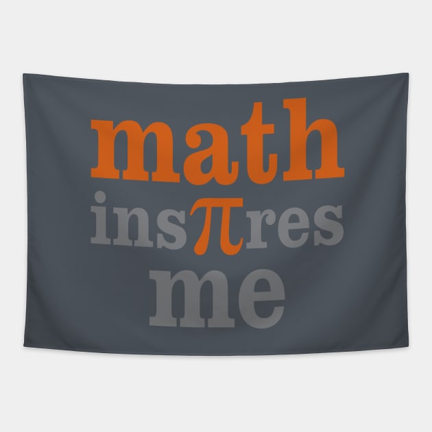 Math Inspires Me Tapestry by oddmatter