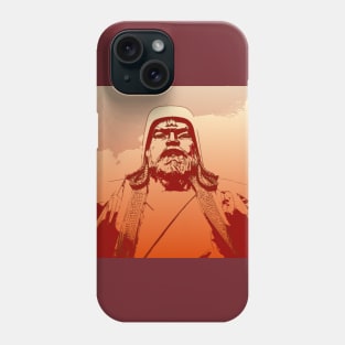 Vaporwave Genghis Khan 4223 Ulaanbaatar Phone Case