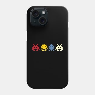 arcade 8 bit legends, space invader aliens Phone Case