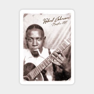 Retro Robert Johnson Memphis Photo Booth Magnet