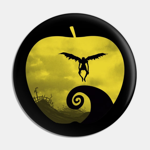 Apple Nightmare Pin by Andriu