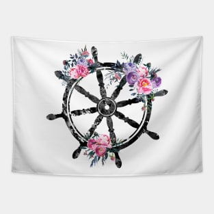 Ship's wheel Tapestry