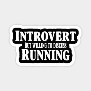 Introvert Runner Magnet