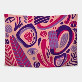 Hand drawn abstract pattern Tapestry