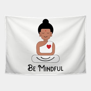 Meditating Buddha Mindfulness Tapestry