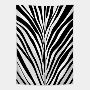 Zebra Monochrome Animal Print Elegant Pattern Tapestry