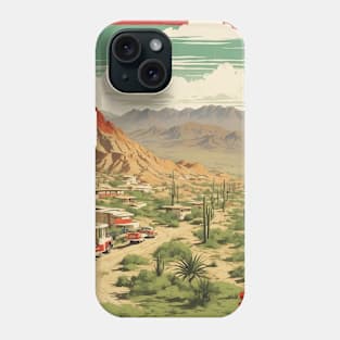 Tecate Baja California Mexico Vintage Tourism Travel Phone Case