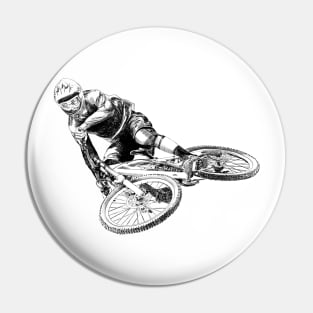 mountain biker Pin