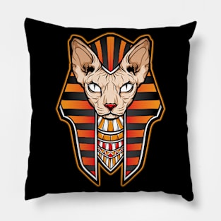 Sphynx Cat Egyptian. Pharaonic Meow Pillow