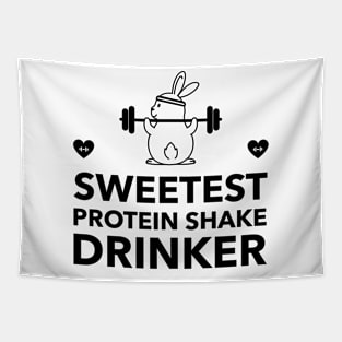 Sweetest Protein Shake Drinker - Premier Protein Shake Powder Atkins Protein Shakes Tapestry