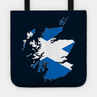 Scotland Rugby Fan Saltire Flag Map Tote