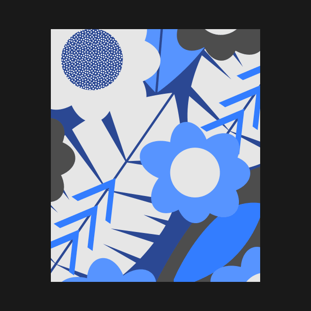 Fantastic jungle in blue by cocodes