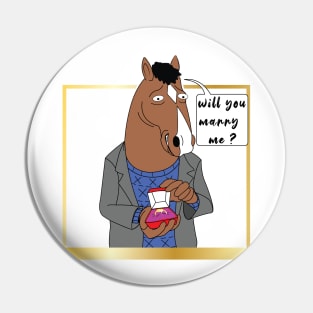 Bojack Horseman Marriage Proposal Pin