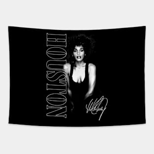 Whitney Houston 80s 90s Vintage Tapestry